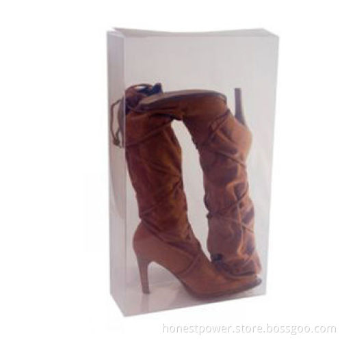 Shoe Boxes, Made of 0.8MM PP, Strong and Durable, Customized Sizes/Designs are Accepted